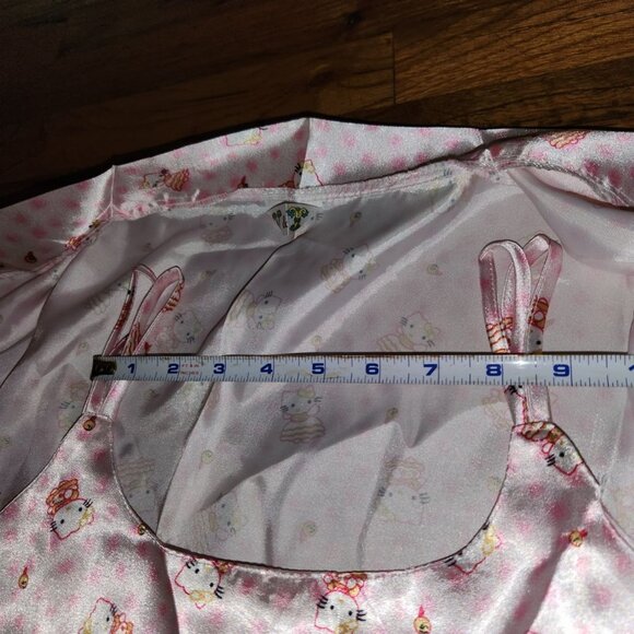 Hello Kitty Pink Silk Kimono Robe & Nightgown Set - Picture 3 of 7